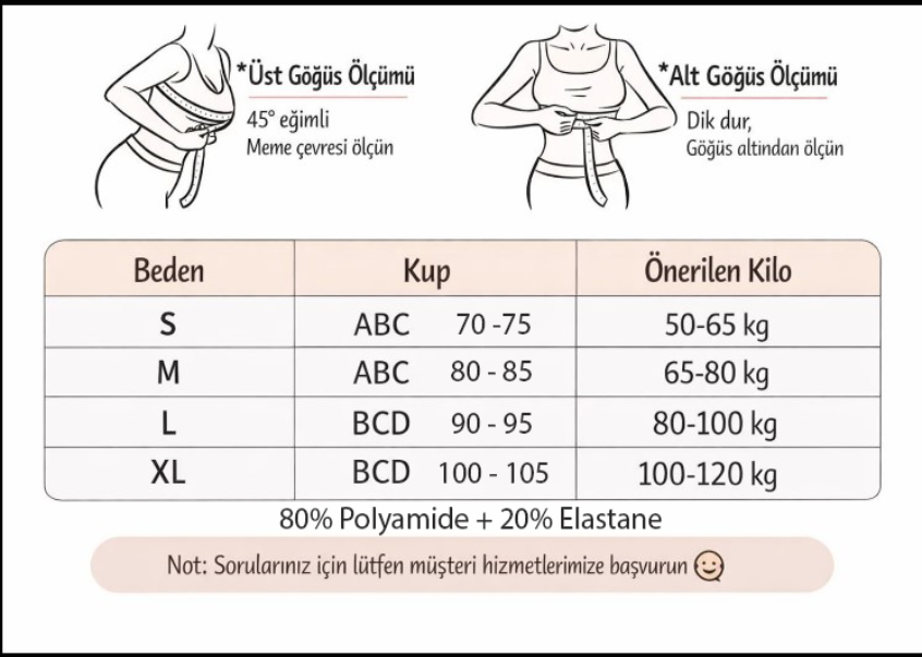 Sırt Destekli Duruş Düzeltici Sütyen