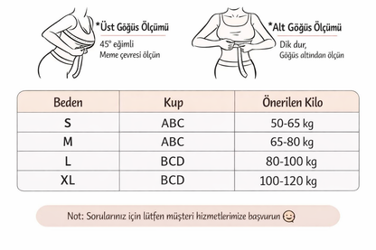 Sırt Destekli Duruş Düzeltici Sütyen